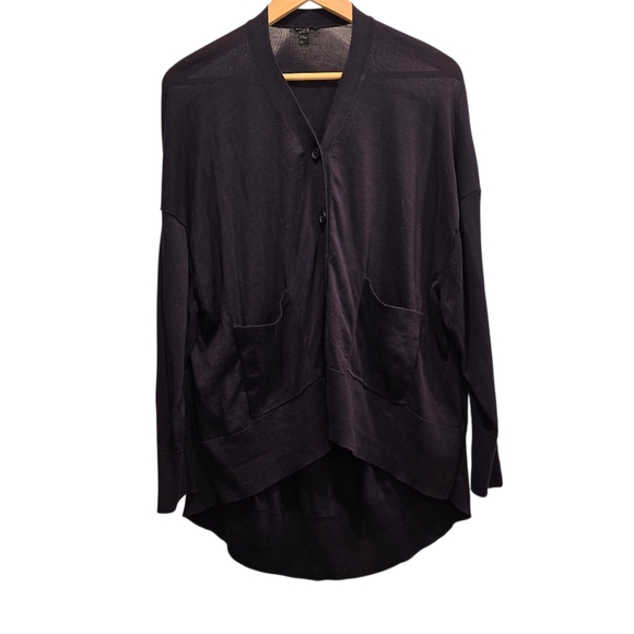 COS Draped-Back Cardigan 100 Cotton Size XS - Picture 14 of 15